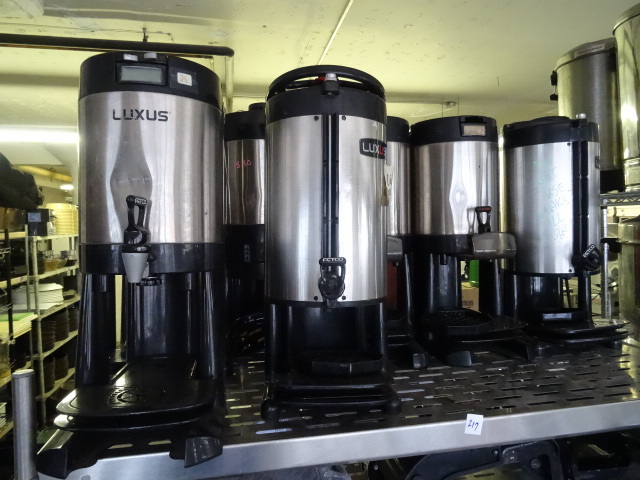 lot 217 image: Luxus Coffee Dispensers
