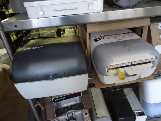 lot 218 image: 2 Tork Roll Towel Dispensers, 1 Georgia
