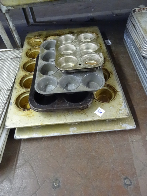 lot 239 image: Misc Muffin Pans