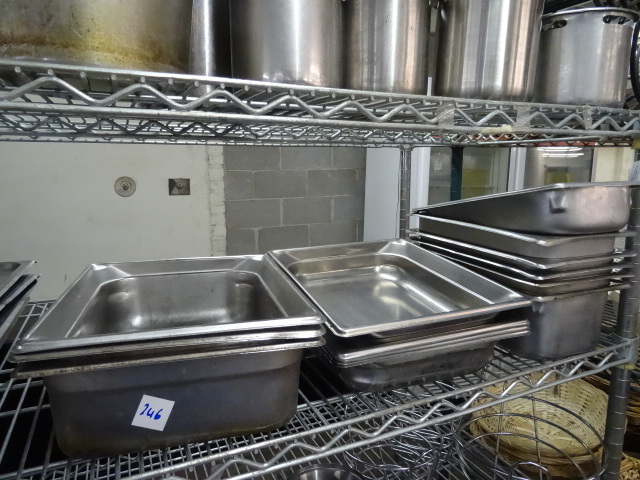 lot 246 image: Misc  Metal Prep Pots