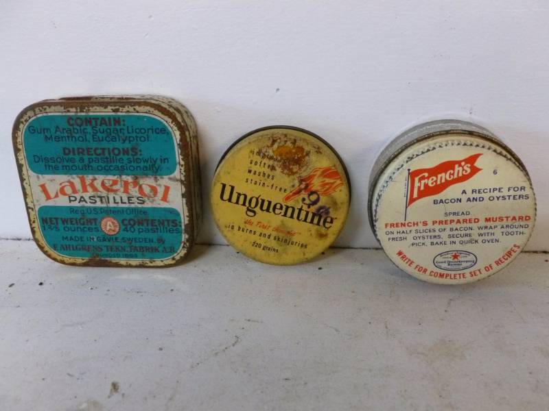 lot 72 image: Vintage Containers