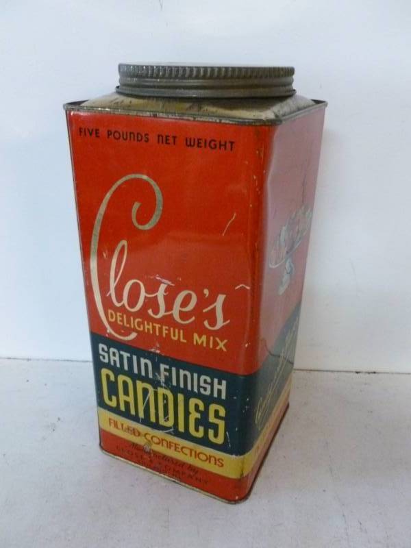 lot 74 image: Vintage Metal Container