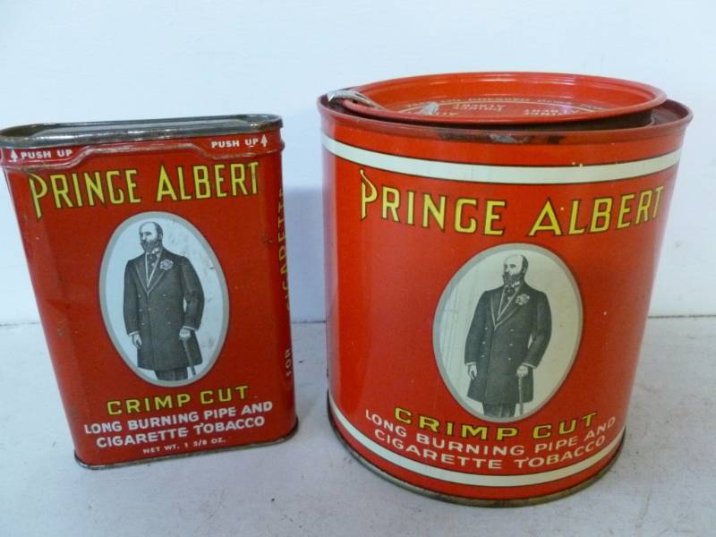 lot 75 image: Vintage Tobacco Cans