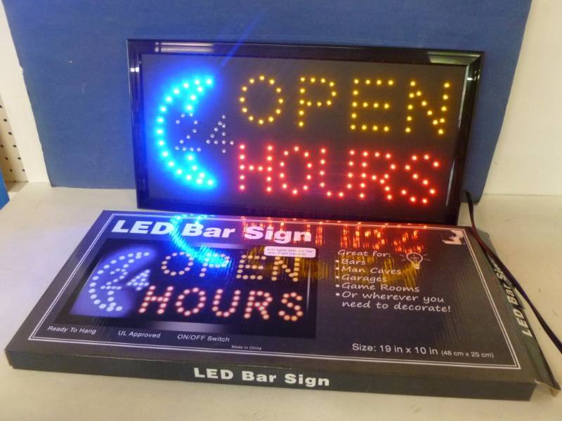 lot 103 image: LED Bar Sign