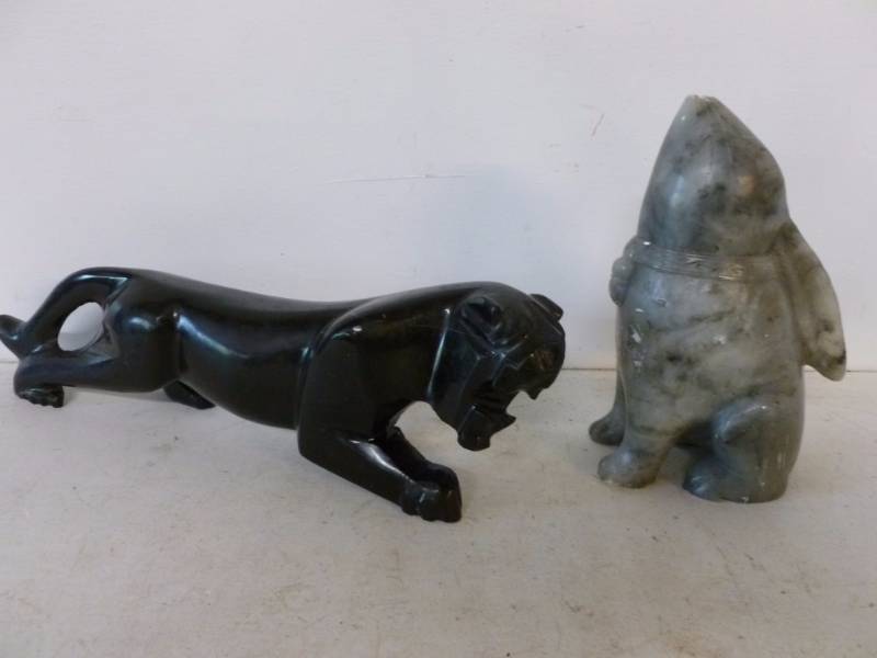 lot 106 image: Marble Figurines