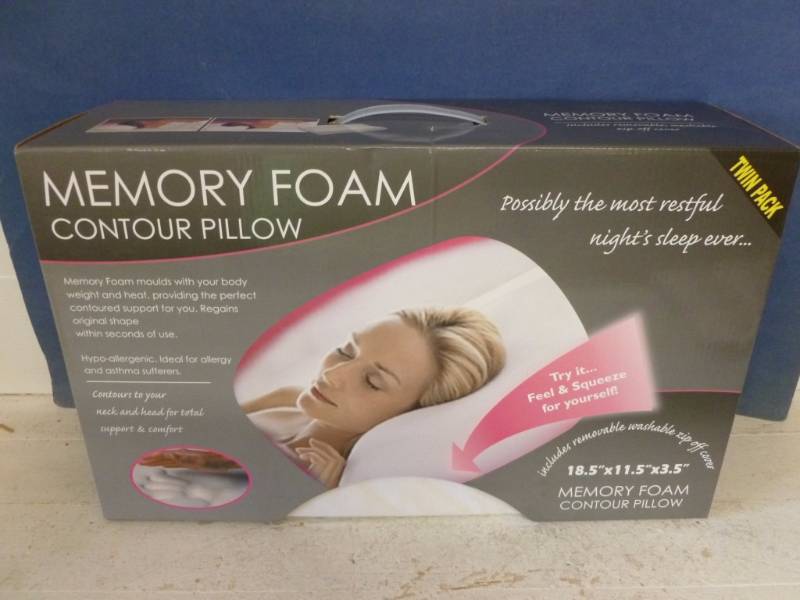 lot 123 image: New Memory Foam Pillow