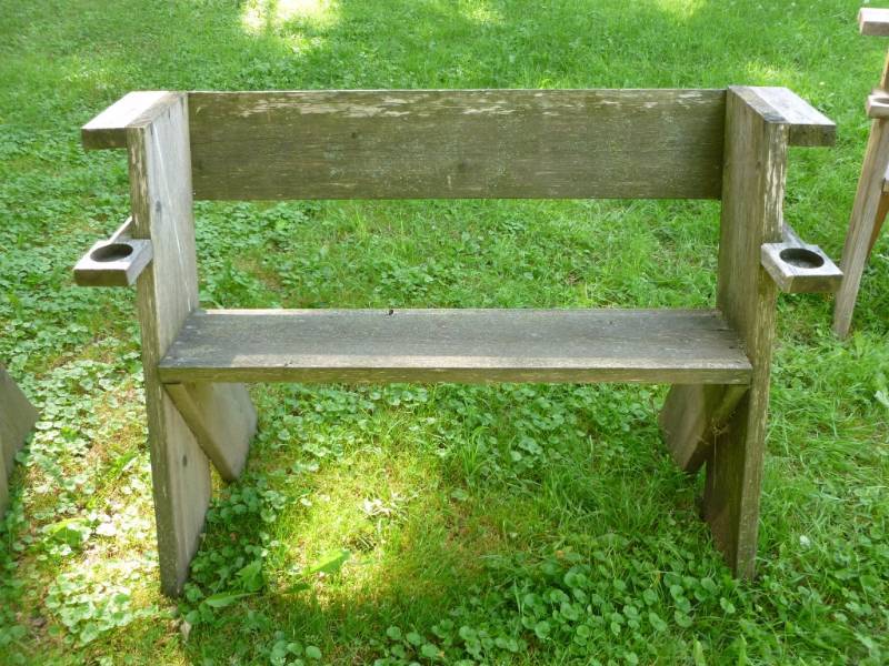 lot 292 image: Camp Fire Bench