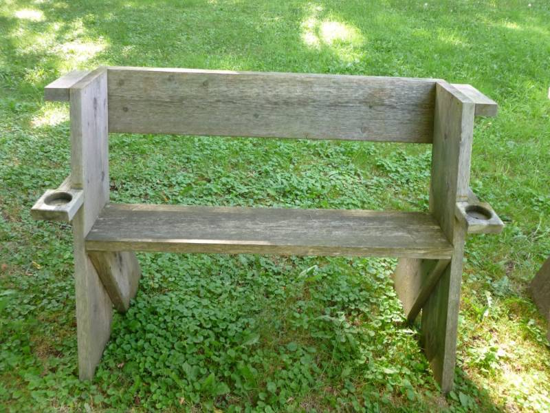 lot 293 image: Camp Fire Bench