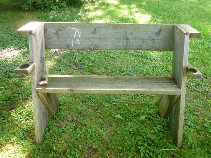 lot 294 image: Camp Fire Bench