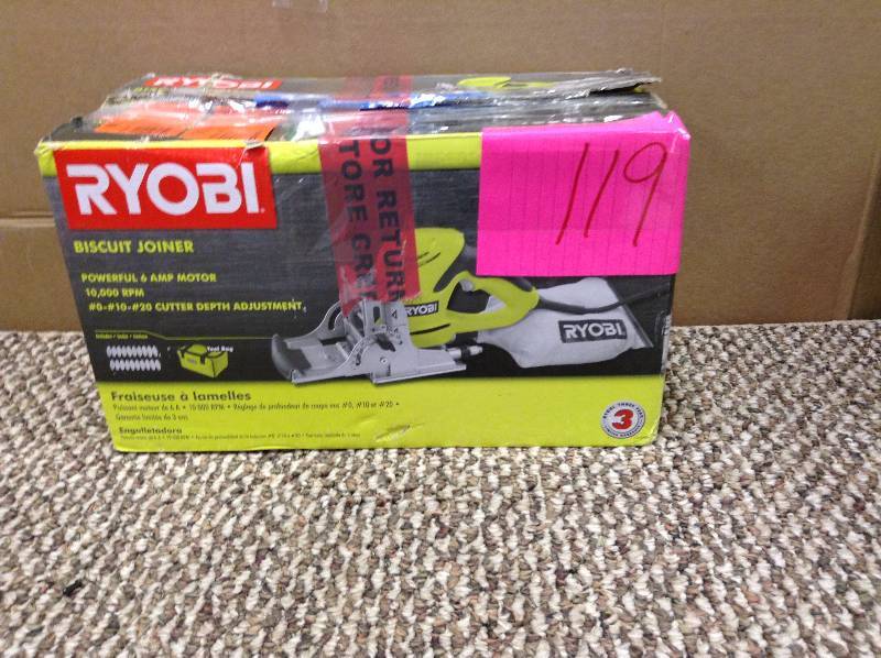 lot 119 image: Ryobi Biscuit Joiner not used