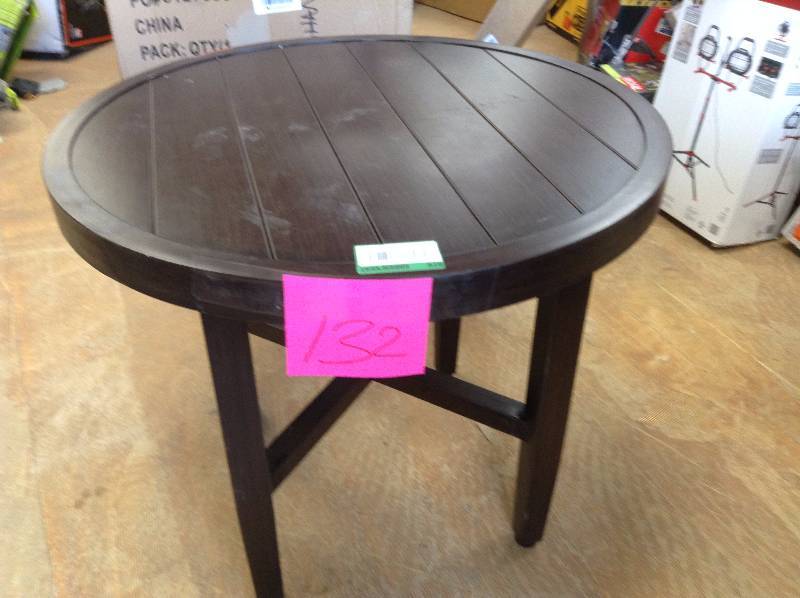 lot 132 image: Outdoor Round table some scratches present