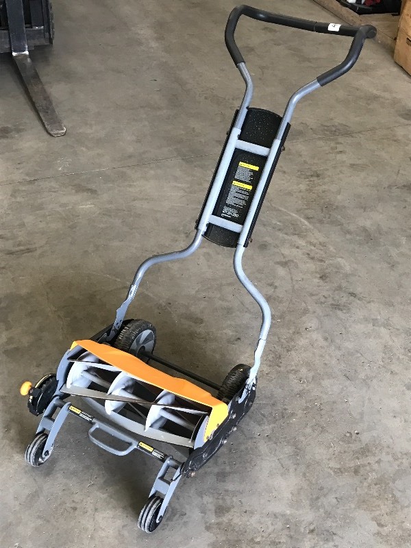lot 45 image: Fiskars Reel Mower With Adjustable ...