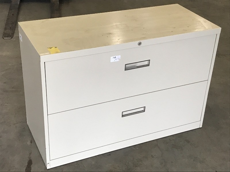 lot 43 image: 2-Drawer Lateral File Cabinet ...