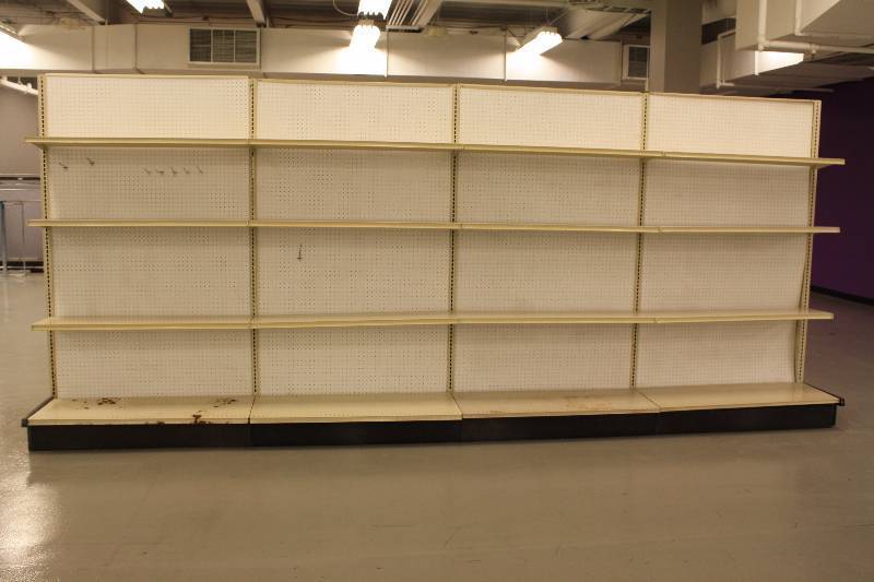 lot 13D image: Gondola Retail Shelving  4 Sections - 16ft Length  Double Sided