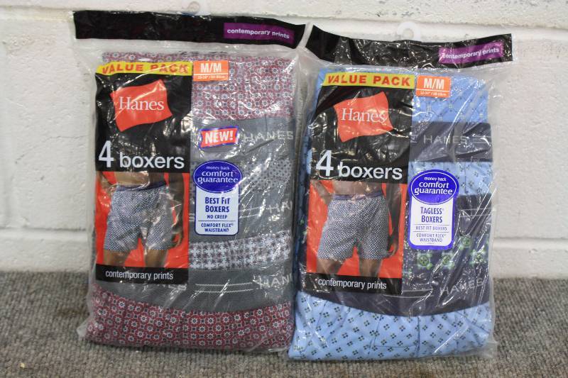 lot 59A image: Hanes Boxers- Medium Mens