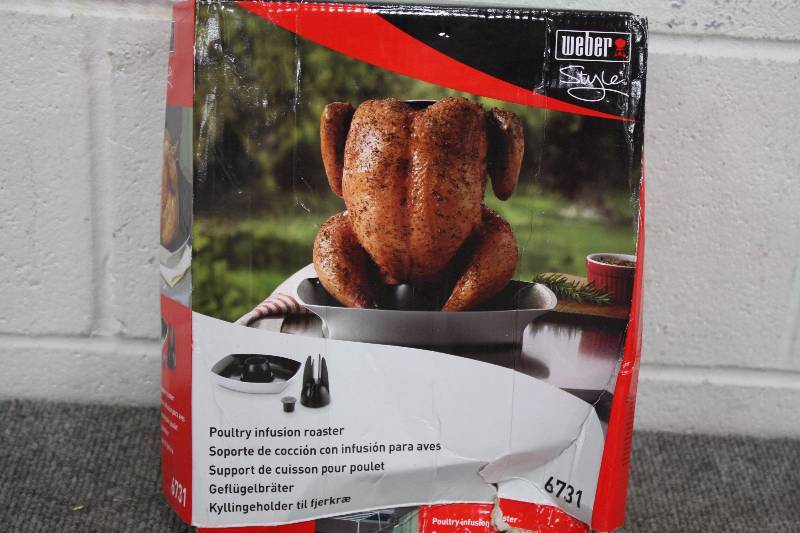 lot 213 image: Weber Poultry Roaster  New