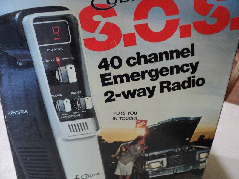 lot 2 image: S.O.S. Cobra 40 channel 2 way radio...