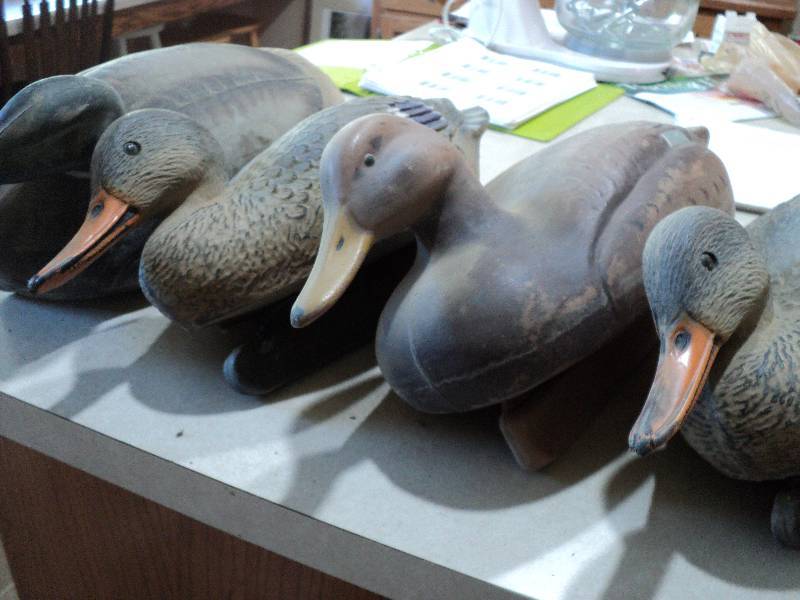 lot 3 image: 4 duck decoys...