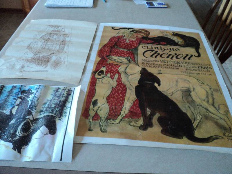 lot 37 image: 3 posters and pictures ready for fr...