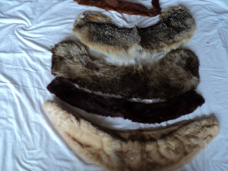 lot 58 image: vintage fur collars...