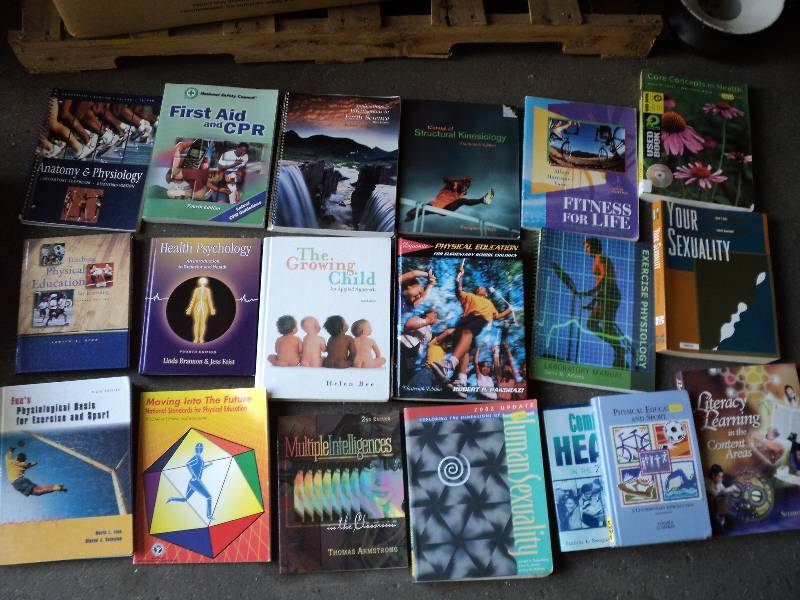 lot 92 image: box of teaching college books...