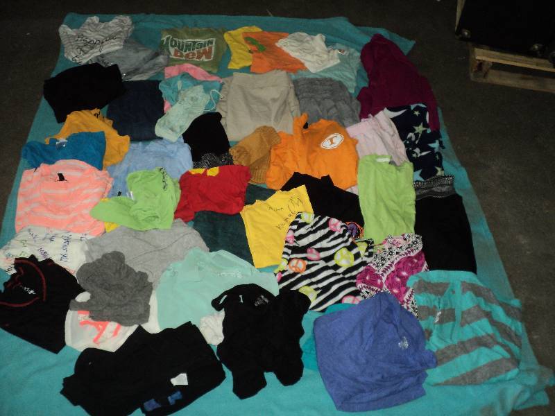 lot 105 image: junior size clothing...
