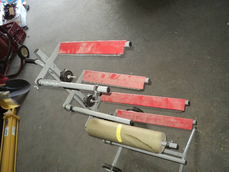 lot 126 image: Body shop paper holder and cutter, ...