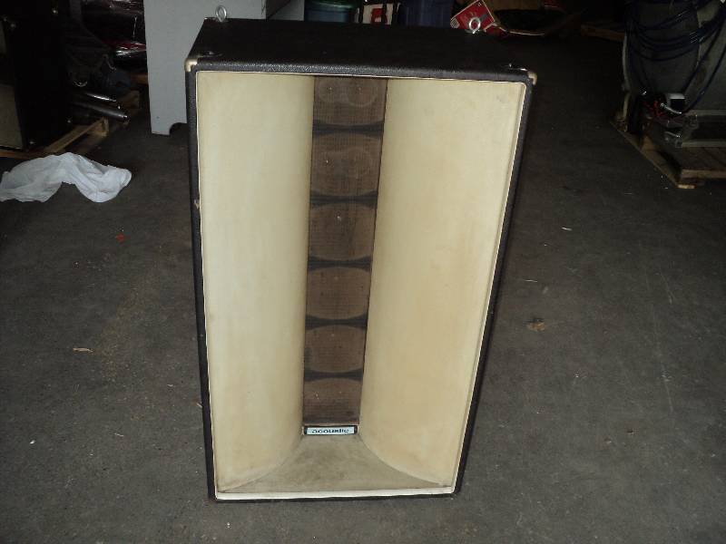 lot 132 image: acoustic speaker, 42in tall, 15in d...