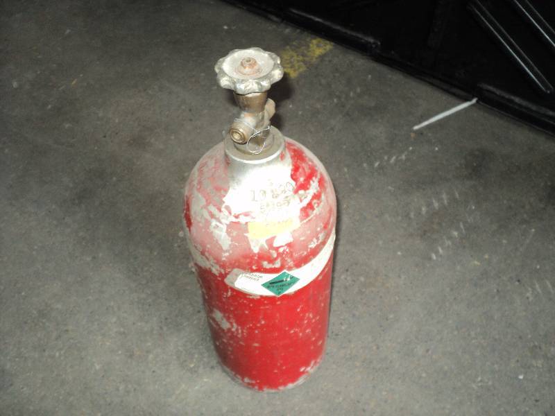 lot 133 image: carbon dioxide tank...