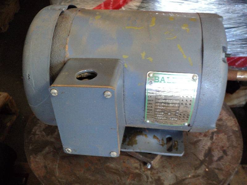 lot 163 image: Baldor 3 phase motor...