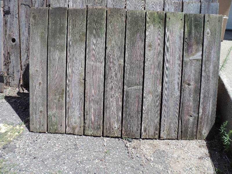 lot 177 image: 7 4ft tall fence panels ranging fro...
