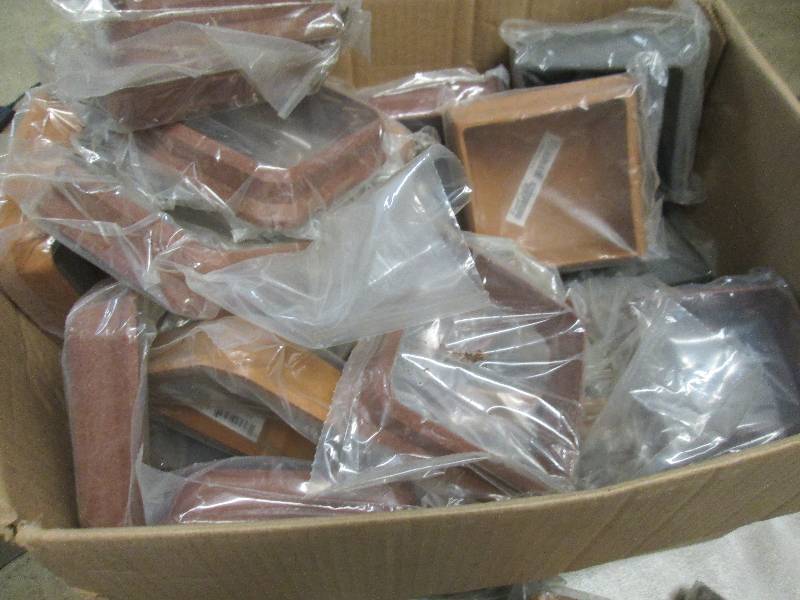 lot 18 image: Box of Post Caps & Rings...