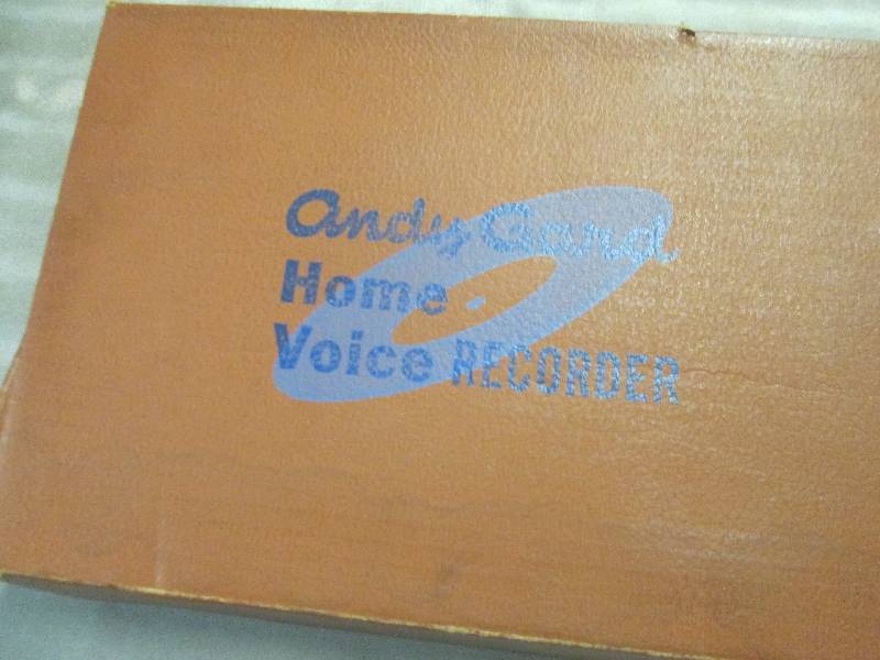 lot 33 image: Vintage Andy Gard Home Voice Record...