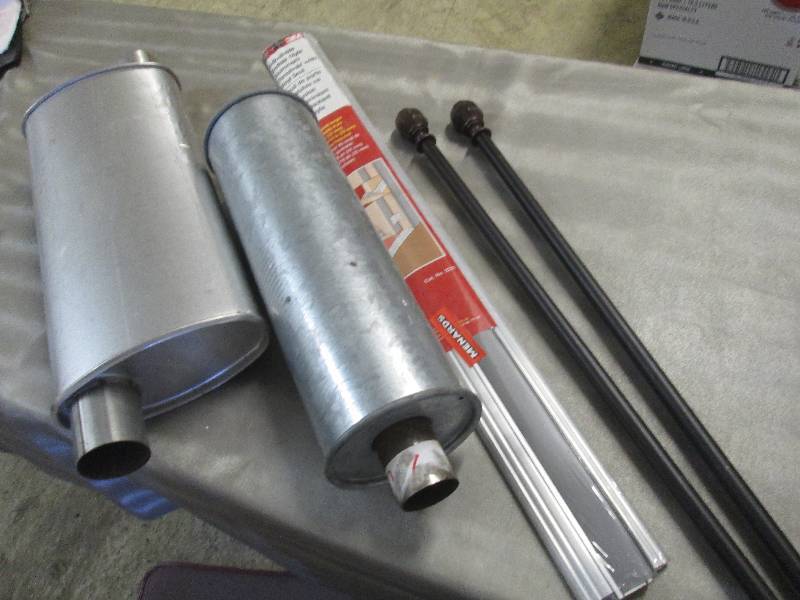 lot 63 image: 2 Automotive Mufflers, Aluminum Thr...