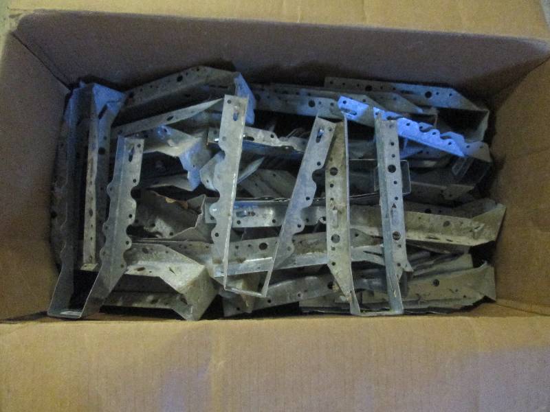 lot 117 image: Box of Joist Hangers...
