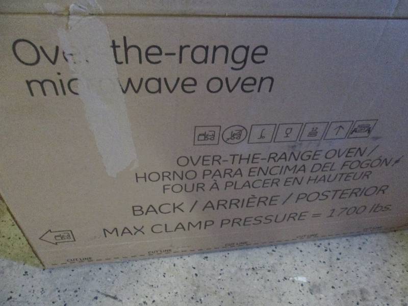 lot 119 image: GE 1000W Built In 1.6 cu ft Stainle...