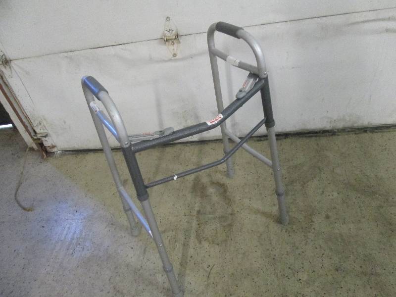 lot 127 image: Foldable Metal Walker...