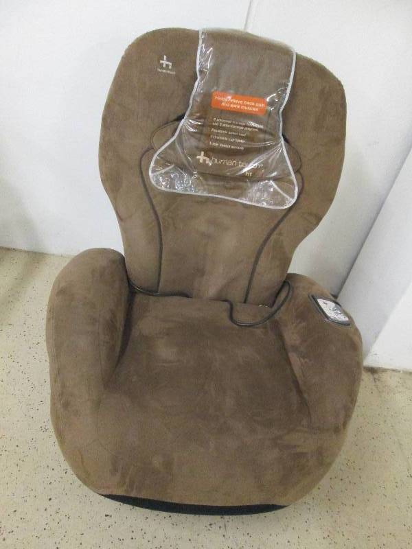 lot 136 image: Human Touch Back Massage Chair- tes...