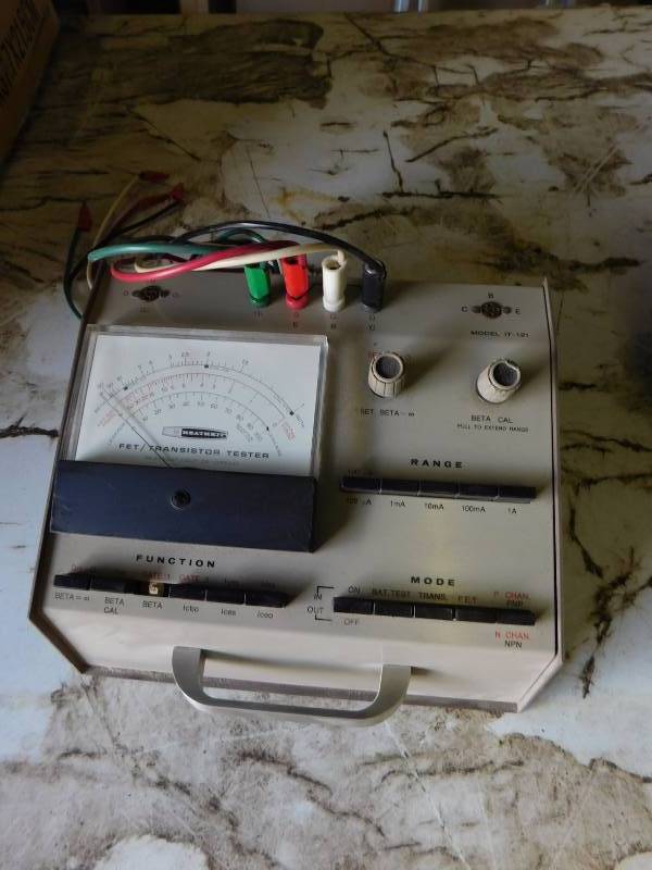 lot 9 image: FET Transistor Tester and RCA Voltmeter, Model 21794