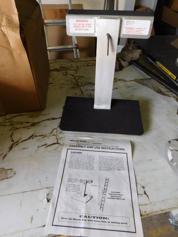 lot 13 image: NEW Miracle Step Ladder Attachment