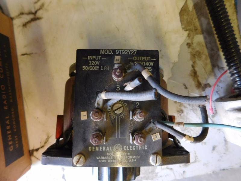 lot 19 image: General Electric Variable Transformer, 9T92427
