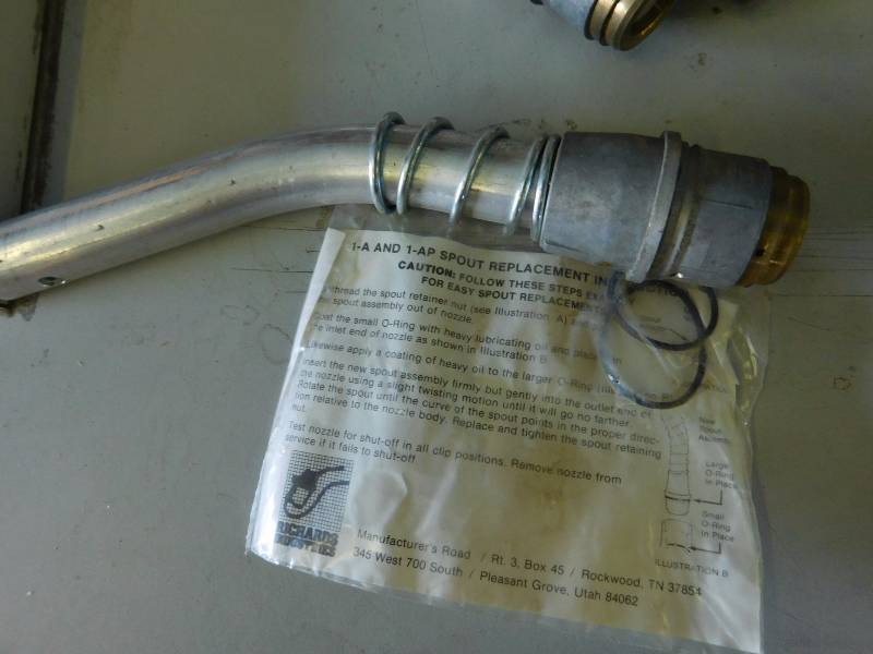lot 39 image: Gas Pump with 7 Extra Nozzles