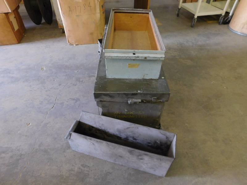 lot 41 image: Metal Military Storage Units