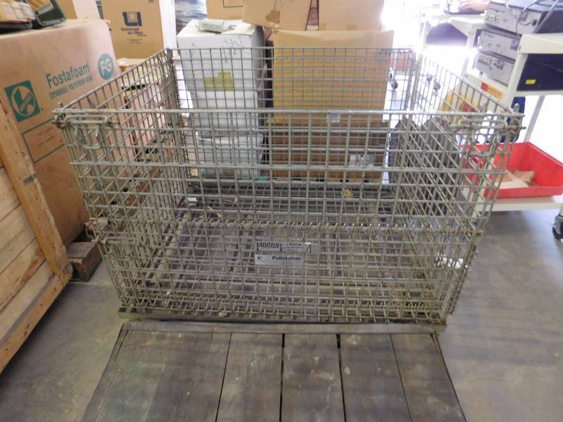 lot 73 image: Metal Palletainer 4000# Static Load Capacity