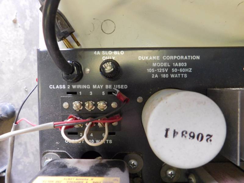 lot 106 image: Dukane Commercial Amplifier, Model 1A803