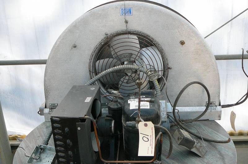 lot 10 image: Bohn  Evaporator and Compressor