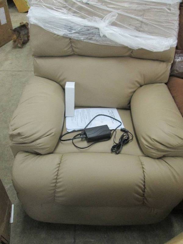 lot 1 image: Reclining Lift Chair open box, unte...