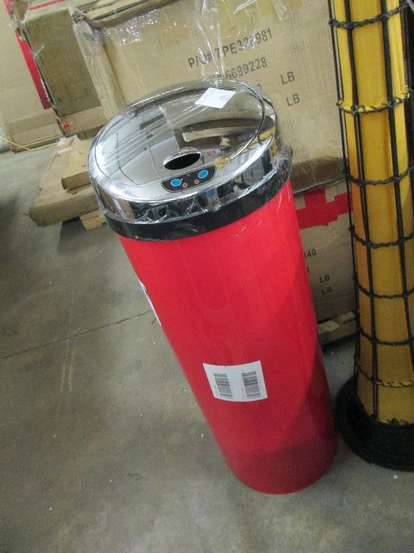 lot 21 image: Automatically-Opening Trash Bins op...