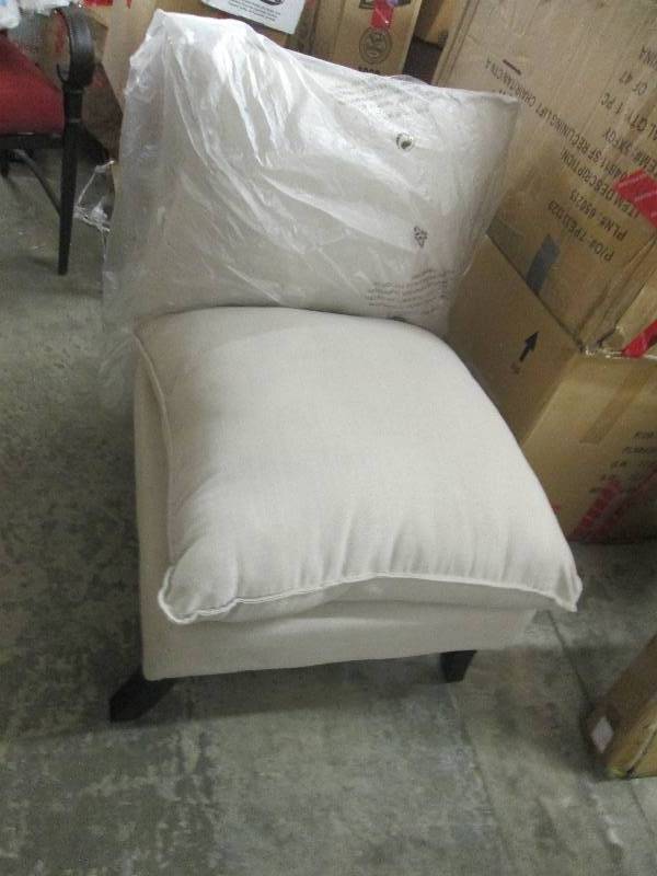 lot 33 image: Slipper Accent Chair open box Retai...