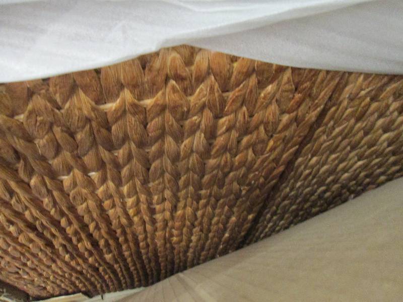 lot 81 image: Seagrass Headboard FullQueen open ...